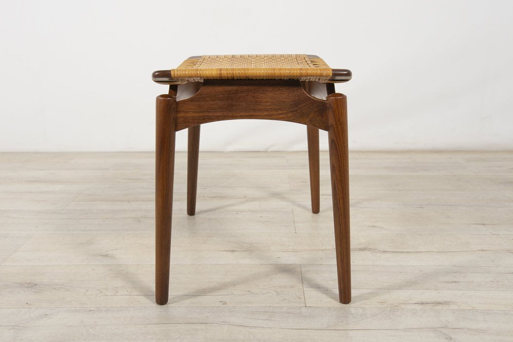 Mid-Century Teak Stool by Sigfrid Omann for Ølholm Furniture Factory, 1950s