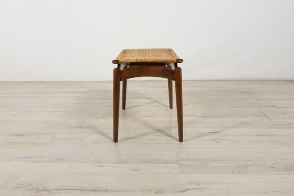 Mid-Century Teak Stool by Sigfrid Omann for Ølholm Furniture Factory, 1950s-NIT-1292141