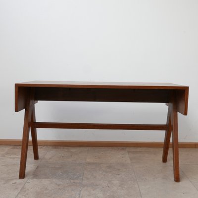 Mid-Century Teak Student Compass Desk by Pierre Jeanneret-JRP-1028566