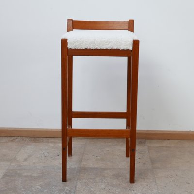 Mid-Century Teak Swedish Barstool-JRP-1028193