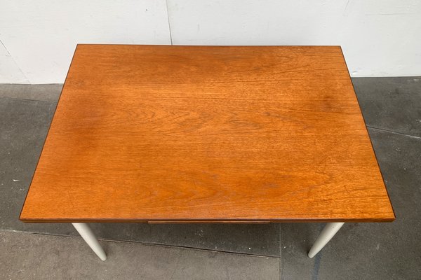 Mid-Century Teak Table and Fanett Chairs by Ilmari Tapiovaara for Asko, Set of 5-UAH-1289953