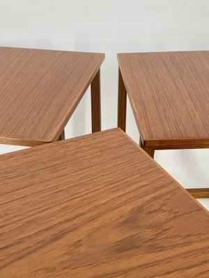 Mid-Century Teak Tables by Kai Kristiansen for Vildbjerg Møbelfabrik, 1960, Set of 3-CZ-2018249