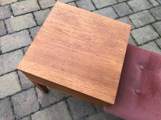 Mid-Century Teak Telephone Bench, 1960s-OXJ-920135