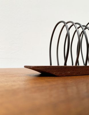 Mid-Century Teak Toast Holder, 1960s-UAH-1365934