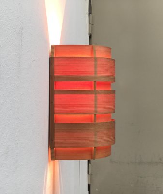 Mid-Century Teak V155 Edda Wall Lamp by Hans-Agne Jakobsson for Ellysett AB, 1950s-UAH-878736