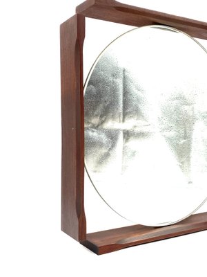 Mid-Century Teak Vanity Mirror, Italy, 1960s-TXN-1730015