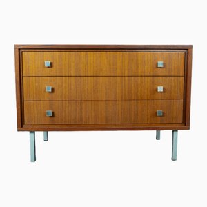 Mid-Century Teak Veneer Commode-PMQ-1820980