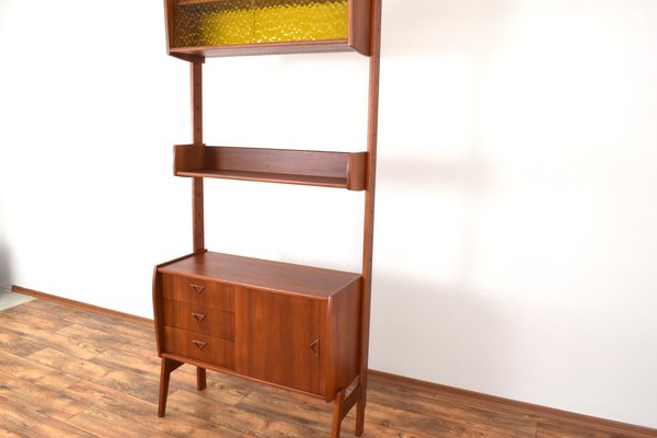 Mid-Century Teak Veno Wall Unit, 1960s-LOT-2032102