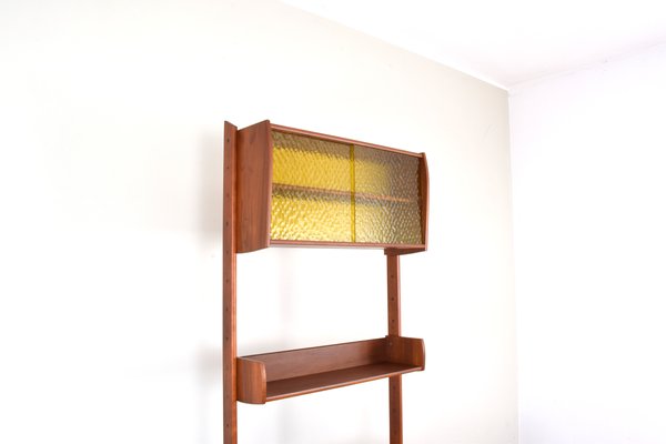 Mid-Century Teak Veno Wall Unit, 1960s-LOT-2032102