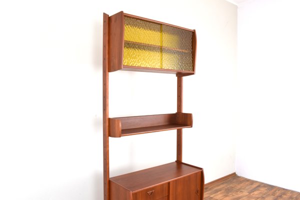 Mid-Century Teak Veno Wall Unit, 1960s-LOT-2032102