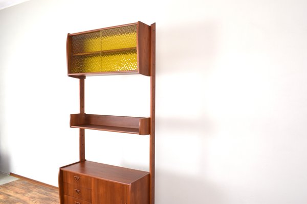 Mid-Century Teak Veno Wall Unit, 1960s-LOT-2032102