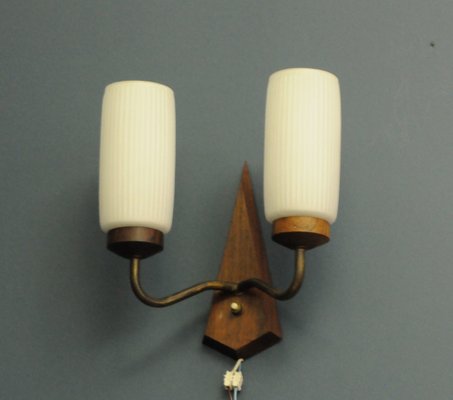 Mid-Century Teak Wall Lamp-KDW-1366854