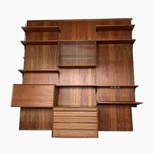 Mid-Century Teak Wall Unit by Poul Cadovius for Cado-PYR-593902