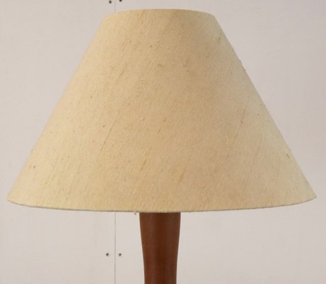 Mid-Century Teak Wooden Table Lamp-FYZ-1706165