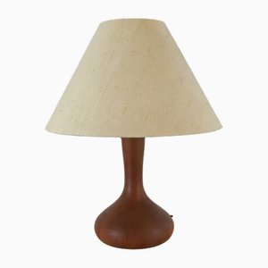 Mid-Century Teak Wooden Table Lamp-FYZ-1706165