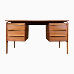 Mid-Century Teak Writing Desk from GV Møbler, 1960s-EJL-1138842