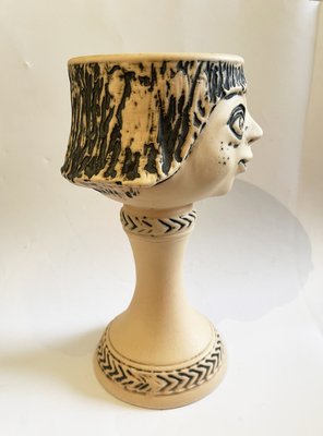 Mid-Century Terracotta Bubikopf Vase or Flower Pot from Dümler & Breiden, Germany, 1960s-PBW-1811866