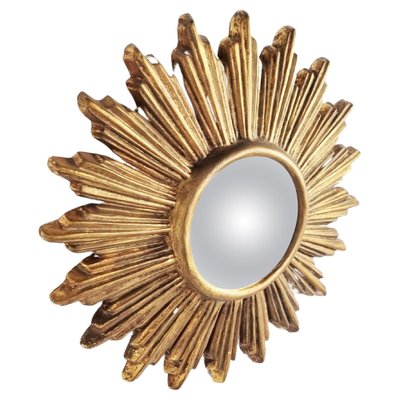 Mid-Century Terracotta Sunburst Mirror, 1960s-IRH-1313530