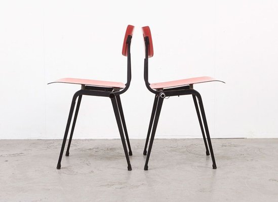 Mid-Century Theatre Revolt Foldable Chairs by Friso Kramer for Ahrend De Cirkel, Set of 2-BPT-767723