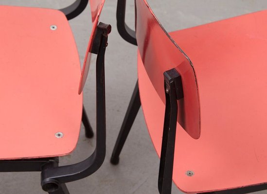 Mid-Century Theatre Revolt Foldable Chairs by Friso Kramer for Ahrend De Cirkel, Set of 2-BPT-767723