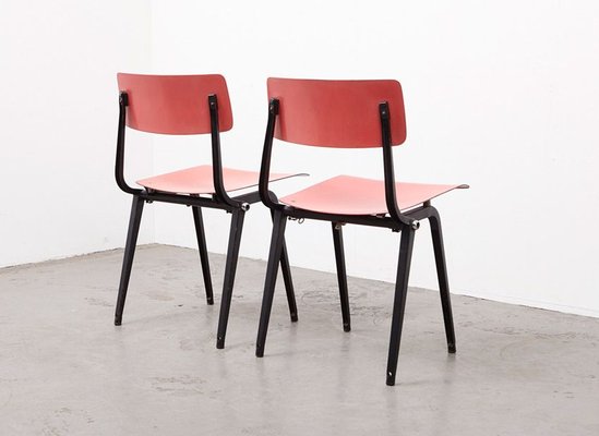 Mid-Century Theatre Revolt Foldable Chairs by Friso Kramer for Ahrend De Cirkel, Set of 2-BPT-767723