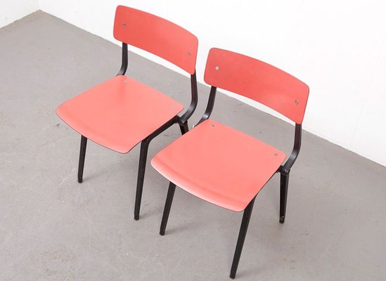 Mid-Century Theatre Revolt Foldable Chairs by Friso Kramer for Ahrend De Cirkel, Set of 2-BPT-767723