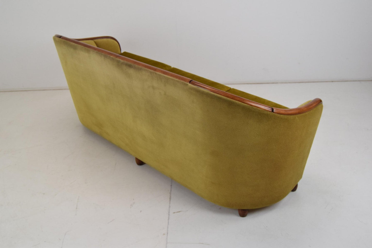 Mid-Century Three-Seat Sofa in the Style of Gio Ponti, 1950s