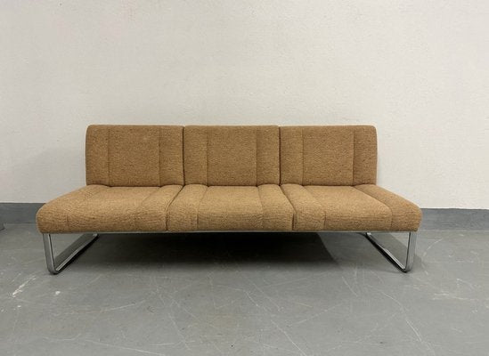 Mid-Century Three-Seater Sofa in Chrome Frame, 1970s-RZY-1808044