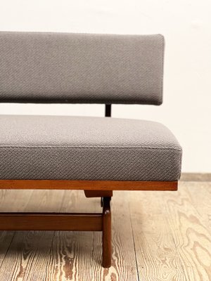 Mid-Century Three-Seater Sofa in Mahogany by Hans Bellmann for Wilkhahn, Germany, 1950s-DOY-1312113