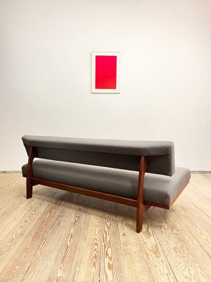 Mid-Century Three-Seater Sofa in Mahogany by Hans Bellmann for Wilkhahn, Germany, 1950s-DOY-1312113