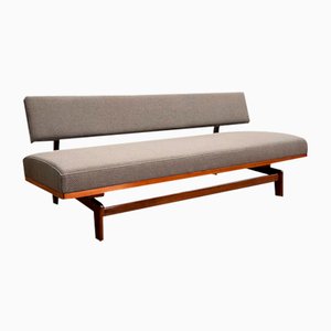 Mid-Century Three-Seater Sofa in Mahogany by Hans Bellmann for Wilkhahn, Germany, 1950s-DOY-1312113