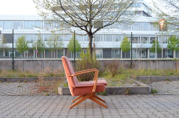 Mid-Century Transformable Scissor Easy Chair-UF-1063975