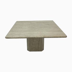 Mid-Century Travertine Coffee Table, 1970s-BGP-733130