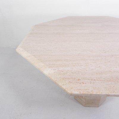 Mid-Century Travertine Dining Table, 1970s-TL-1767733