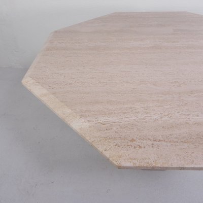 Mid-Century Travertine Dining Table, 1970s-TL-1767733