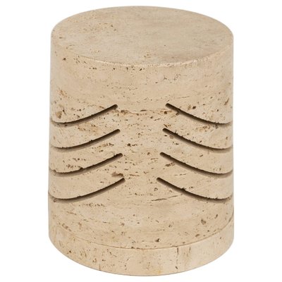 Mid-Century Travertine Table Lamp attributed to Giuliano Cesari for Sormani, Italy, 1970s-LYQ-1813207