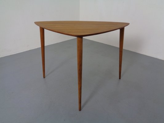 Mid-Century Triangular Teak Side Table, 1960s-RDW-848014