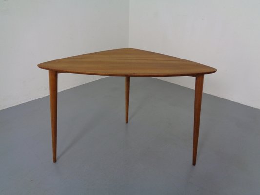 Mid-Century Triangular Teak Side Table, 1960s-RDW-848014