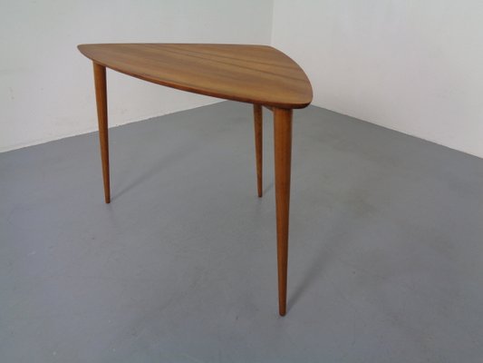 Mid-Century Triangular Teak Side Table, 1960s-RDW-848014