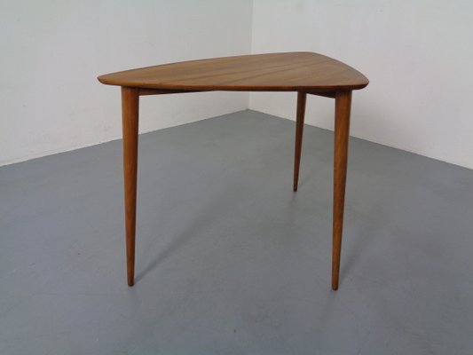 Mid-Century Triangular Teak Side Table, 1960s-RDW-848014