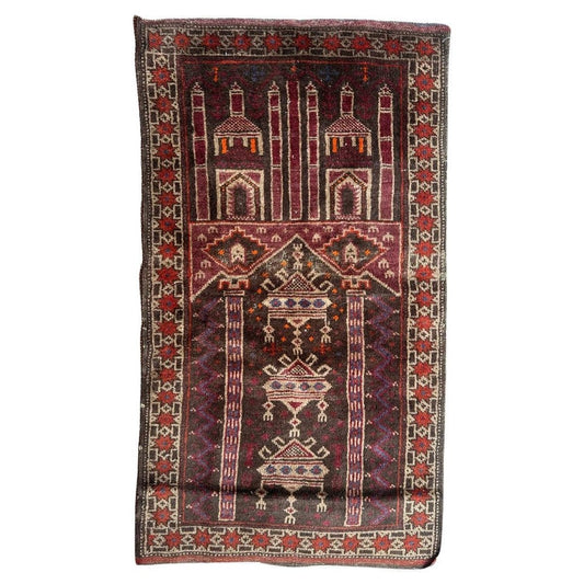 Mid-Century Tribal Baluch Rug from Bobyrugs, 1960s