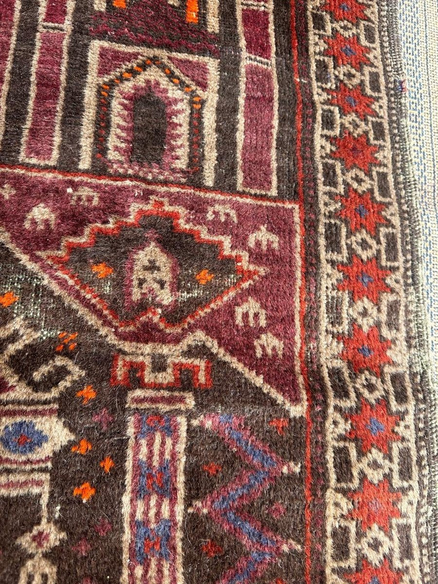 Mid-Century Tribal Baluch Rug from Bobyrugs, 1960s