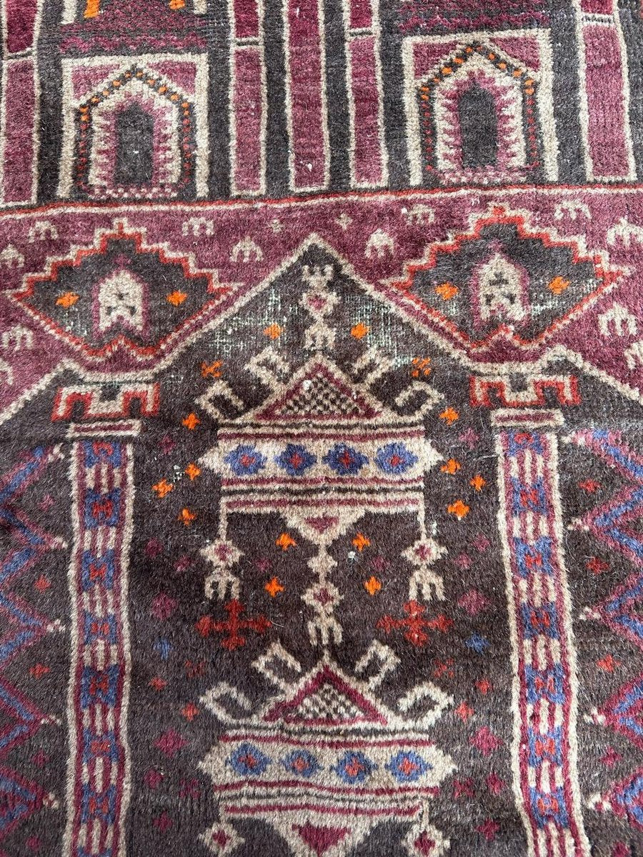 Mid-Century Tribal Baluch Rug from Bobyrugs, 1960s