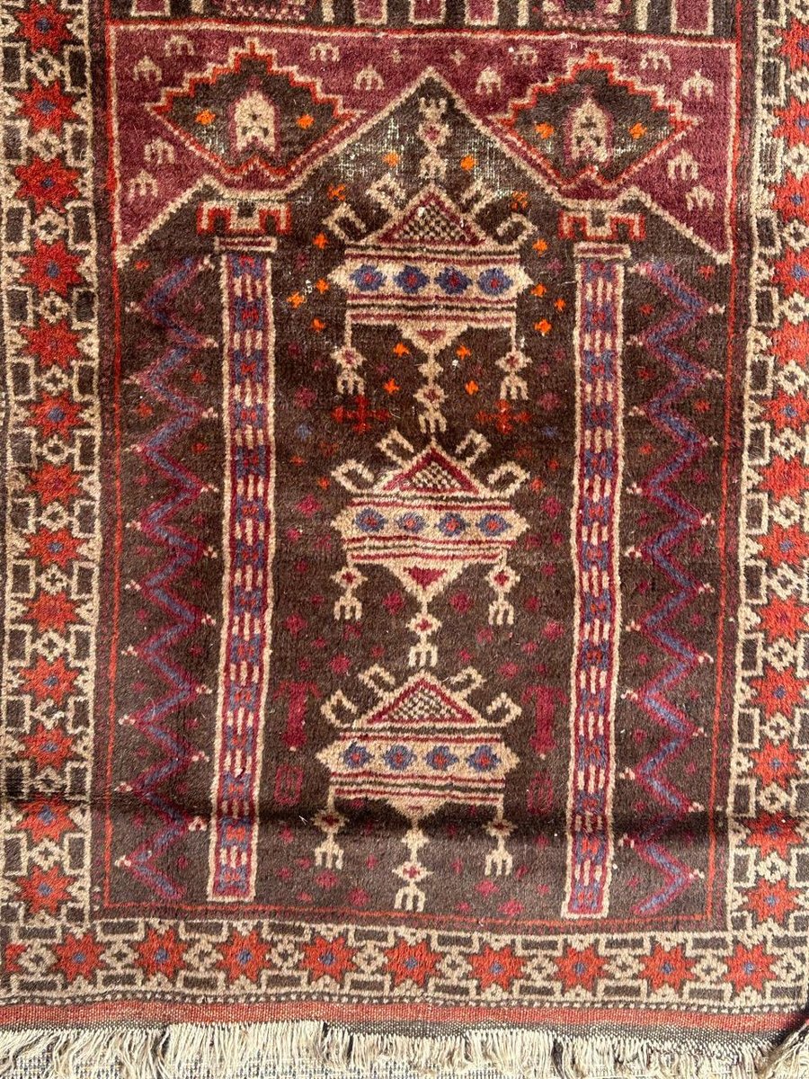 Mid-Century Tribal Baluch Rug from Bobyrugs, 1960s