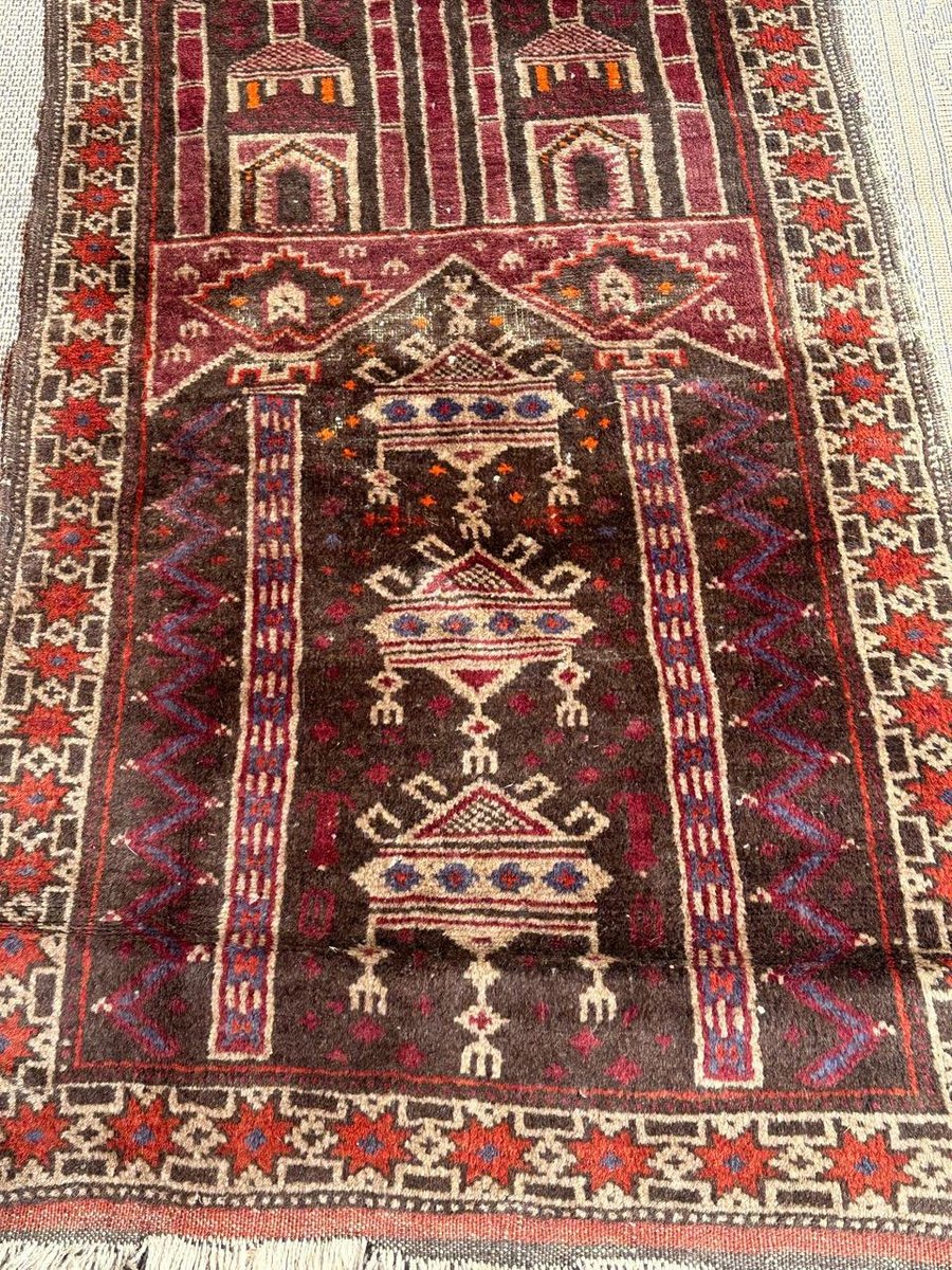 Mid-Century Tribal Baluch Rug from Bobyrugs, 1960s