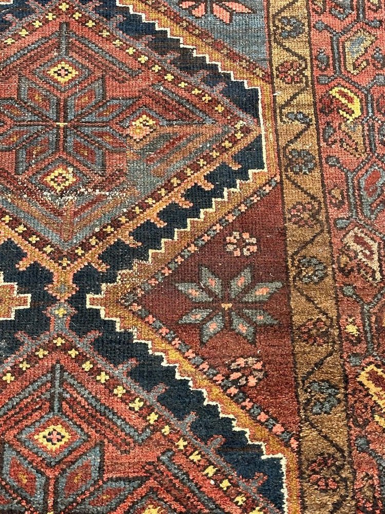 Mid-Century Tribal Kurdish Rug, 1940s