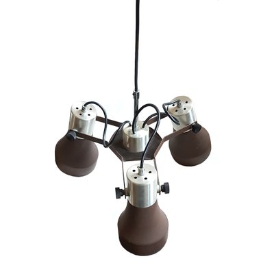 Mid-Century Triple Pendant Lamp, 1970s-NUX-581562