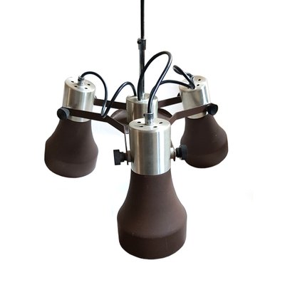 Mid-Century Triple Pendant Lamp, 1970s-NUX-581562