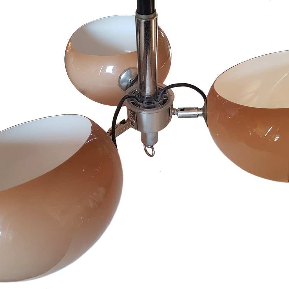 Mid-Century Triple Pendant Lamp from Dijkstra Lampen