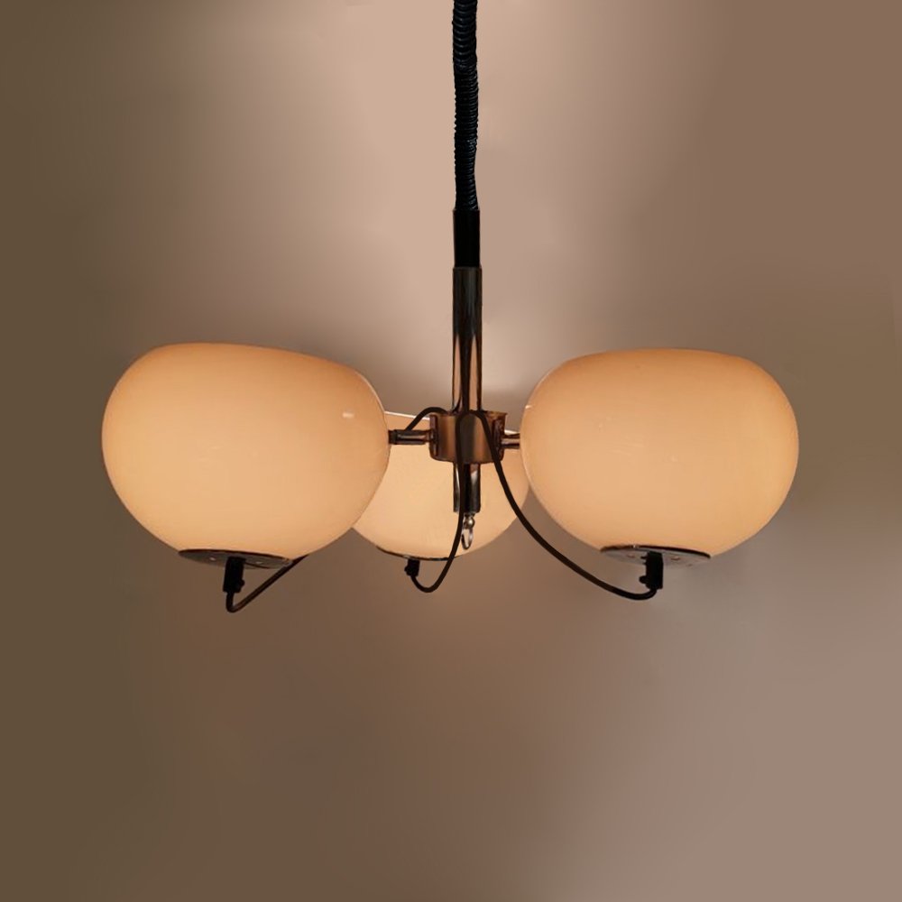 Mid-Century Triple Pendant Lamp from Dijkstra Lampen